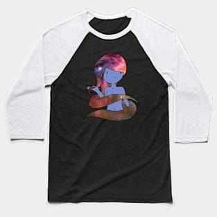 Space Girl Baseball T-Shirt